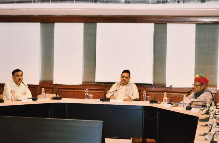 महाराणा प्रताप टूरिस्ट सर्किट, तनोट माता मंदिर और पूंछरी का लौठा के विकास कार्यों की समीक्षा बैठक