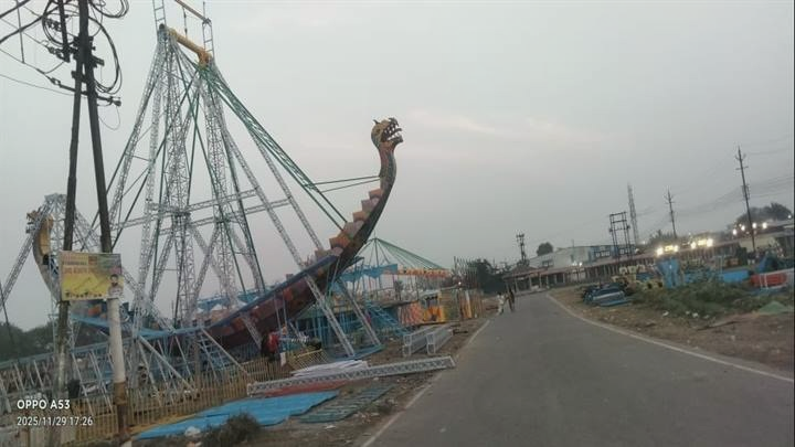 ग्वालियरः व्यापार मेले की तैयारियों ने गति पकड़ी, विभिन्न सेक्टरों में दुकानें लगाने के लिये काम शुरू