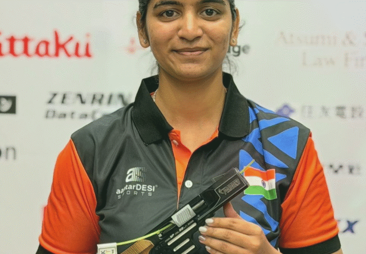 टोक्यो समर डेफ्लिंपिक्स में भारत की प्रांजली प्रशांत धूमल ने 25 मीटर पिस्टल में जीता स्वर्ण