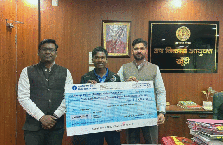 एशियाई यूथ पारा गेम्स दुबई के लिए तीरंदाज झोंगो पाहन का चयन