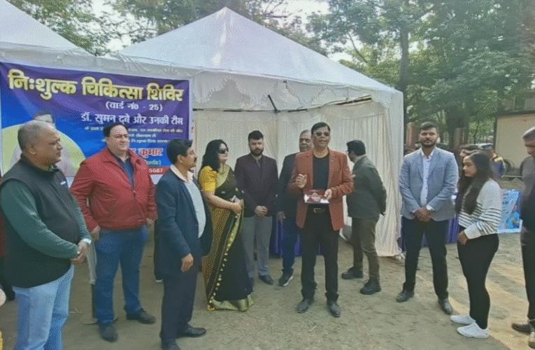 रांची के डीएवी कपिल देव ग्राउंड में निशुल्क स्वास्थ्य जांच शिविर, 71 लोगों ने उठाया लाभ