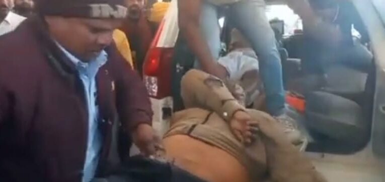 राजगढ़ःअज्ञात वाहन की टक्कर से बाइक सवार बुजुर्ग सहित दो की मौत, जांच शुरु