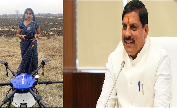 ड्रोन पायलट प्रशिक्षण प्राप्त कर आत्मनिर्भरता की नई उड़ान भर रही ग्रामीण महिलाएं : मुख्यमंत्री डॉ. यादव