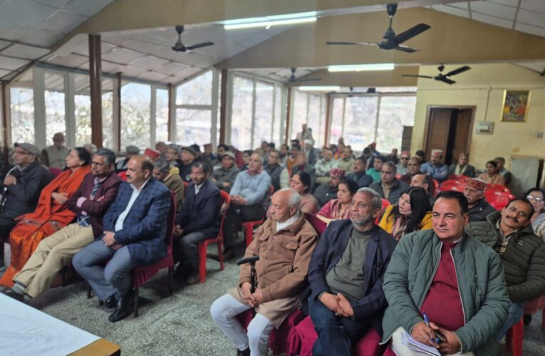 आरोग्य भारती संस्था द्वारा प्रबुद्ध जन संगोष्ठी का आयोजन