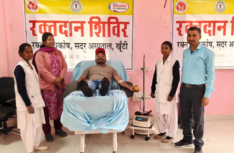 एबीवीपी नेता ने रक्तदान कर मनाया अपना जन्मदिन