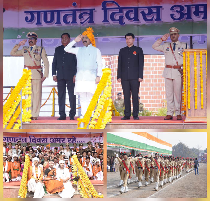 deputy-chief-minister-arun-sao-hoisted-the-flag-in