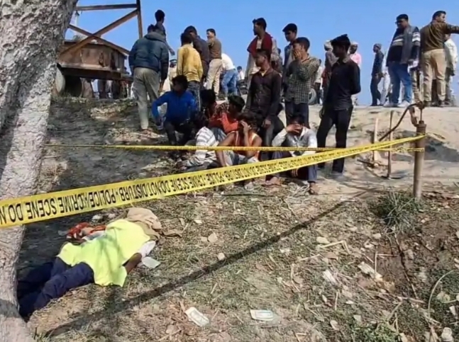 संभल में युवक की सिर पर फावड़े से हमला कर हत्या