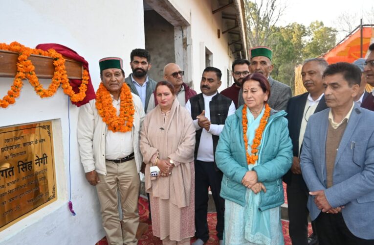 जगत सिंह नेगी ने सिरमौर के बागथन में 1 करोड़ 25 लाख से बनने वाले जैव नियंत्रण प्रयोगशाला का किया शिलान्यास
