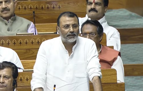 कांग्रेस ने वाम विचारधारा को सहारा देकर नक्सलवाद को फैलने दिया: निशिकांत दुबे