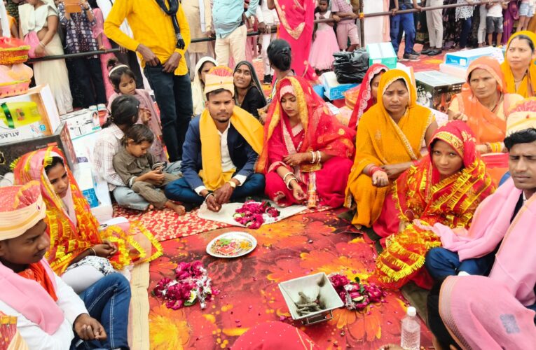 सामूहिक विवाह में 269 जोड़ाें की सजी खुशियों की बारात