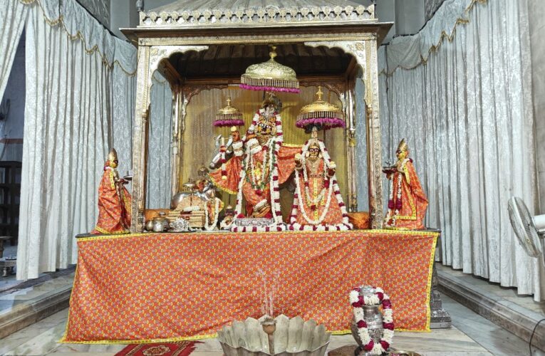 आराध्य देव गोविंद देवजी मंदिर में वैशाखी पूर्णिमा से जलयात्रा महोत्सव प्रारंभ