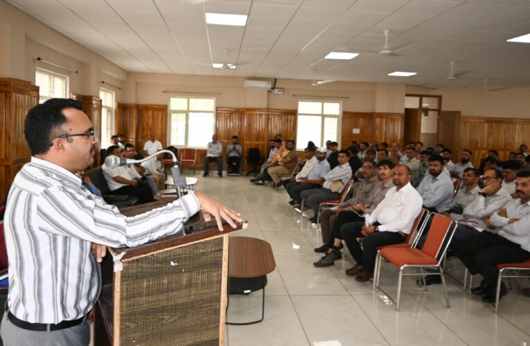 नगरपालिका परिषद नाहन चुनाव हेतु एक दिवसीय पूर्वाभ्यास प्रशिक्षण शिविर आयोजित