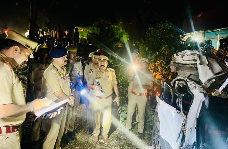 बहराइच में सड़क हादसा, चार की मौत,दो घायल
