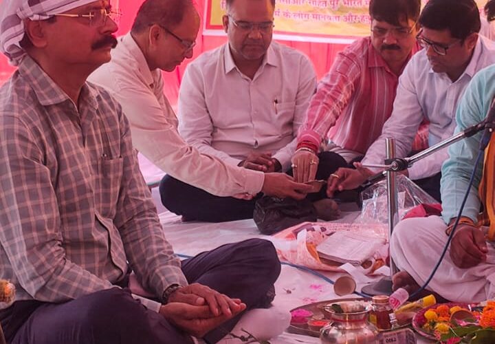जेठ माह के चौथे बड़े मंगलवार पर विकास भवन परिसर में गूंजा सुंदरकांड पाठ