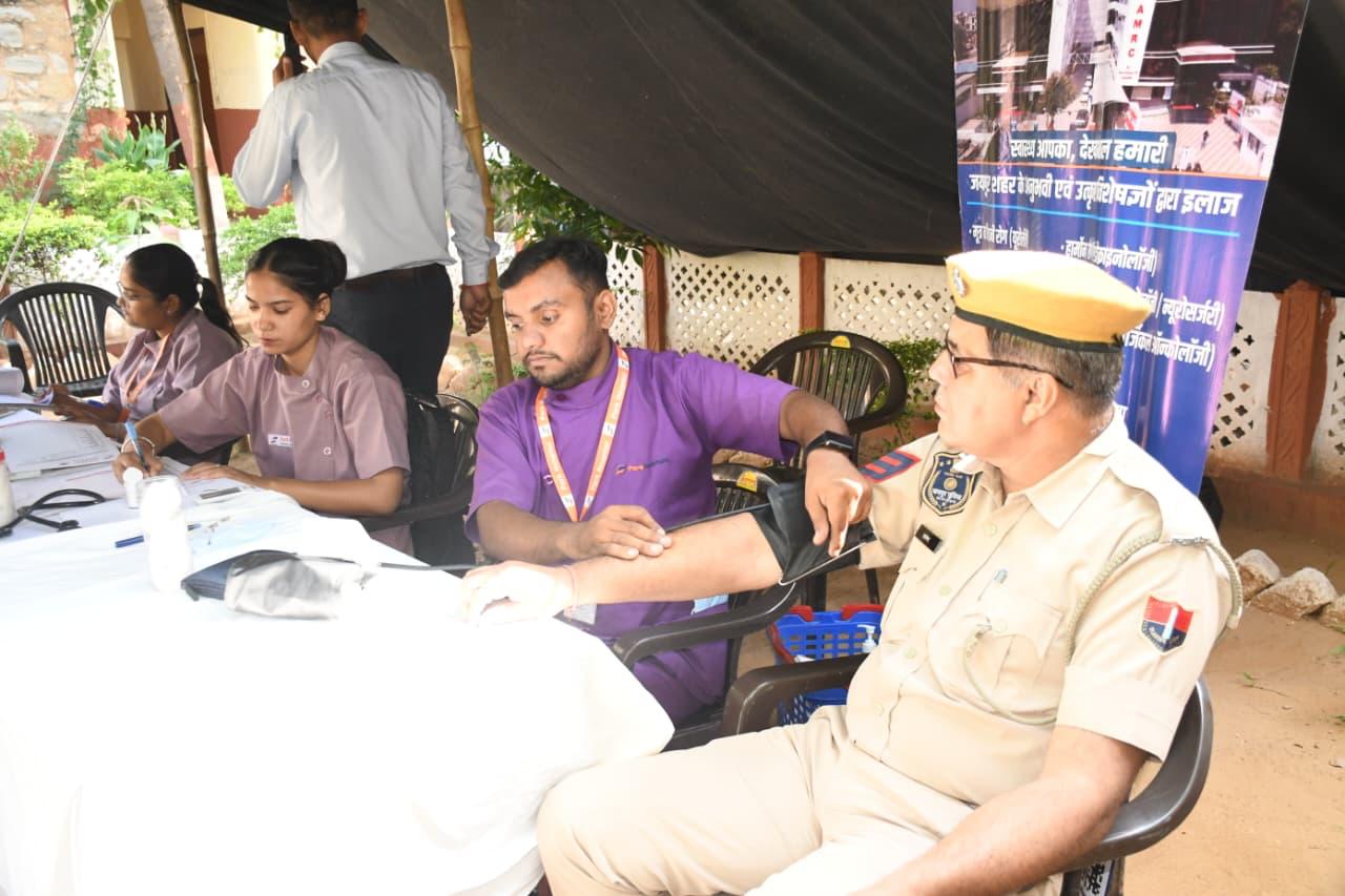 free-medical-camp-police-line