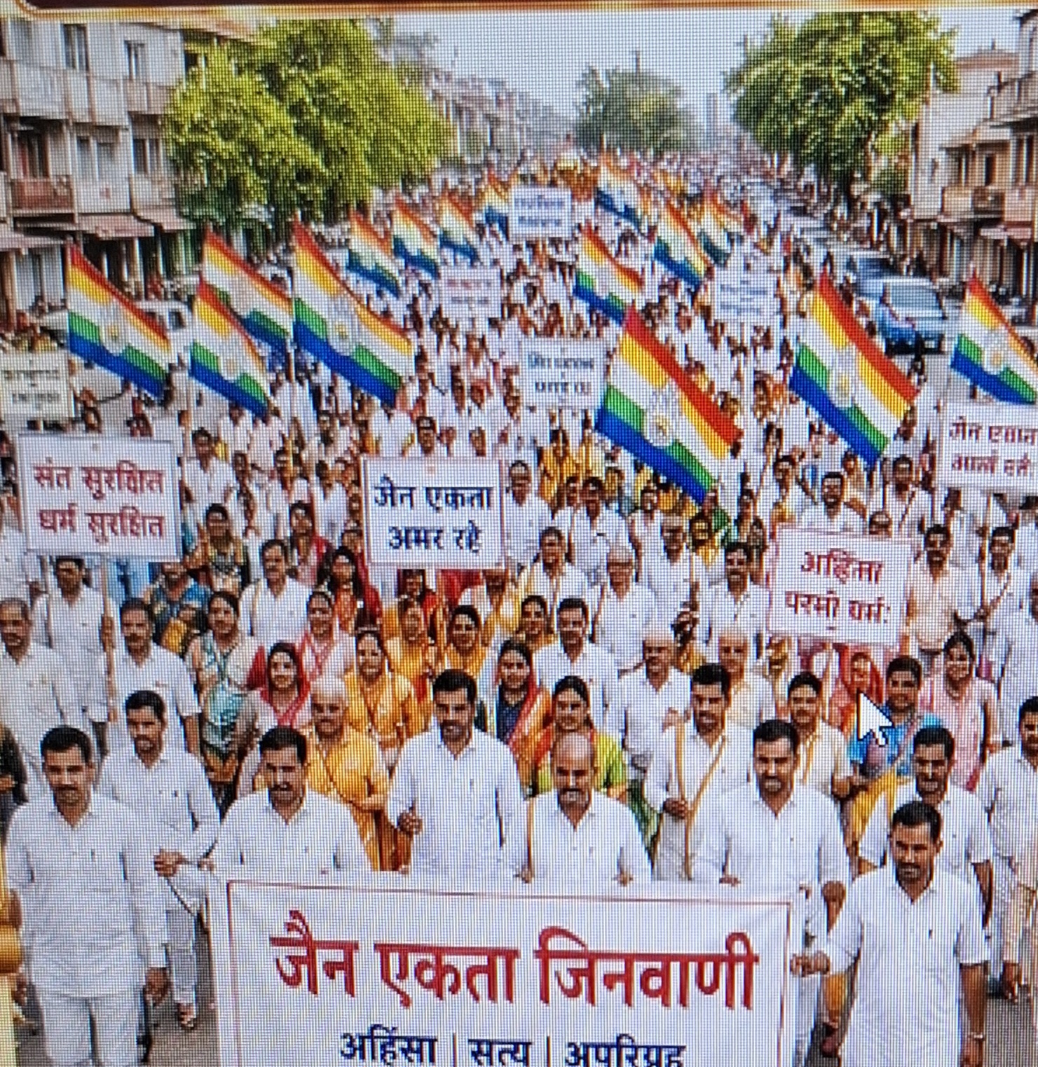 ajmer-jain-society-protest-saint-security