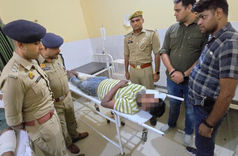 पुलिस मुठभेड़ में तीन शातिर गिरफ्तार, दो के पैर में लगी गोली
