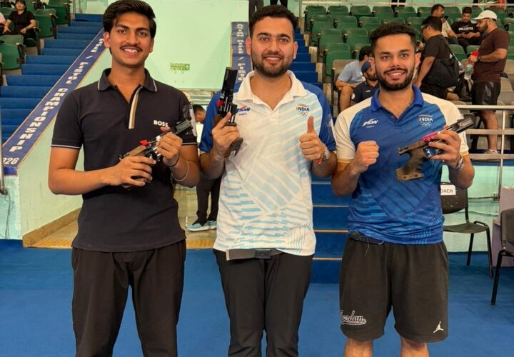 अनीश भानवाला ने 24वीं कुमार सुरेंद्र सिंह मेमोरियल शूटिंग चैंपियनशिप में जीता स्वर्ण पदक