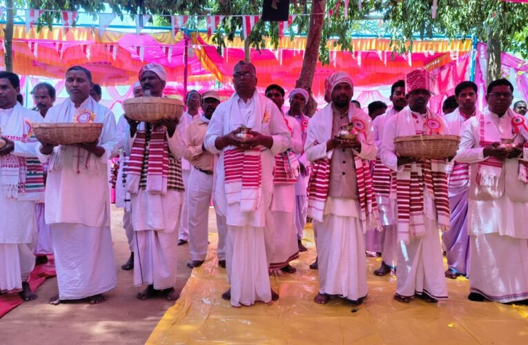 धर्म मानव जीवन में सुख,शांति और खुशहाली का मार्ग करता है प्रशस्त : कालीचरण मुंडा
