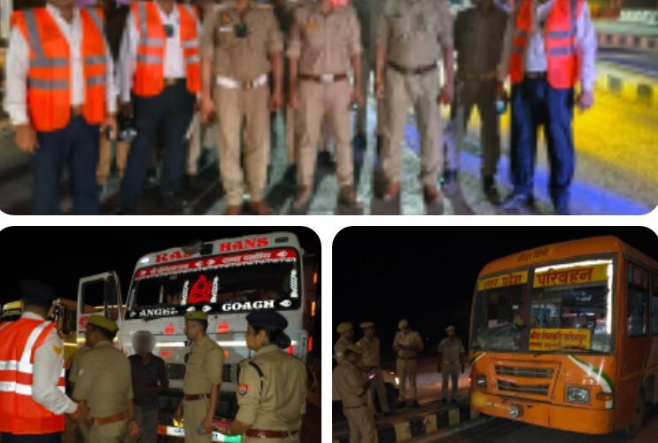 नशेबाज वाहन चालकों के खिलाफ की गई कार्रवाई, 48 वाहनों पर 4.5 लाख का लगाया गया जुर्माना