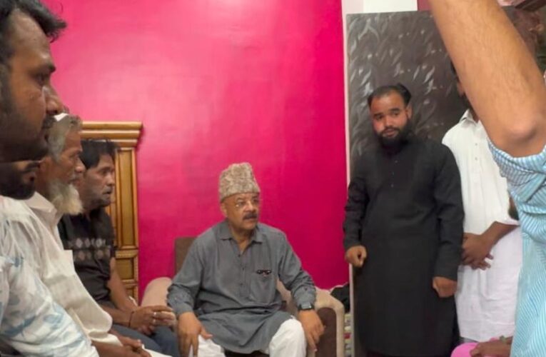 शमशेर ने मृतक के परिजनों से की मुलाकात