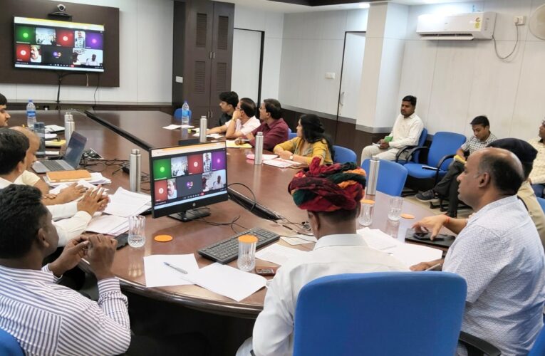 राजगढ़ः गेहूं उपार्जन कार्य की प्रगति की प्रभारी मंत्री कश्यप ने की समीक्षा