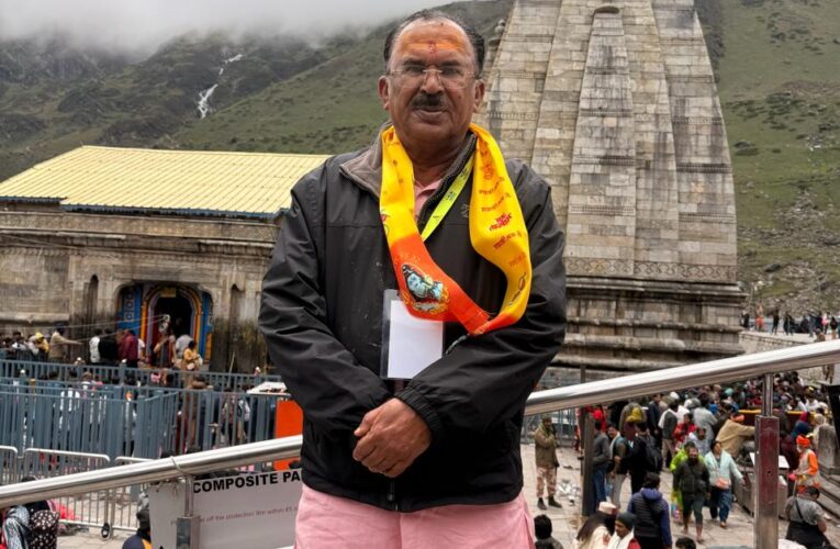 राजस्थान विधानसभाध्यक्ष वासुदेव देवनानी ने किए बाबा केदारनाथ के दर्शन