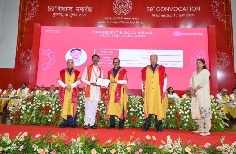 आईआईटी कानपुर के 59वें दीक्षांत समारोह में 3,104 विद्यार्थियों को मिली उपाधियां : डॉ. पवन गोयनका