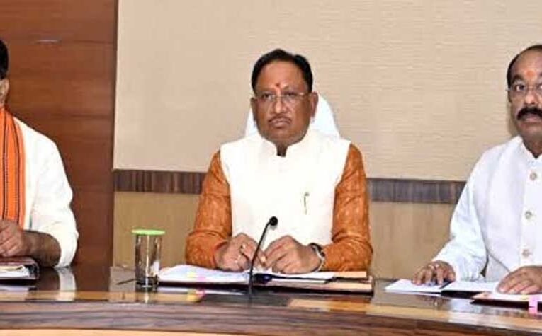 छत्तीसगढ़ में मुख्यमंत्री विष्णुदेव साय की अध्यक्षता में आज कैबिनेट बैठक