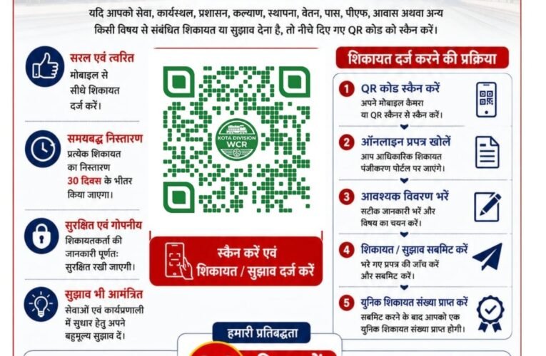 अब शिकायत लेकर दफ्तर के चक्कर नहीं, क्युआर कोड से सीधे प्रशासन तक पहुंचेगी कर्मचारियों की बात