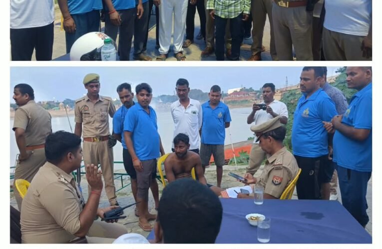 राप्ती में डूब रहे युवक के लिए फरिश्ता बने पीएसी जवान, सकुशल बचाया