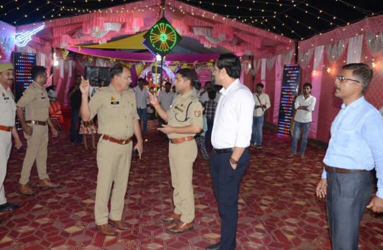 सीएम योगी के निर्देश के बाद बागपत में अलर्ट, डीएम-कप्तान ने रात में सड़कों पर उतरकर परखी सुरक्षा